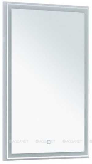 Зеркало Aquanet Nova Lite 50 белый LED NEW 00274679 80*50 см